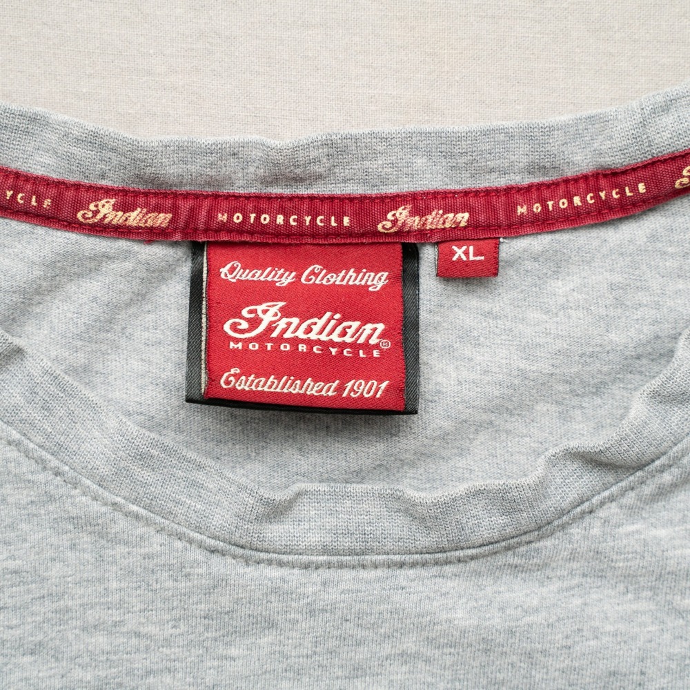 Indian Motorcycle Americas First Company EST‎ 1901 T Shirt gray XL - Picture 5 of 11